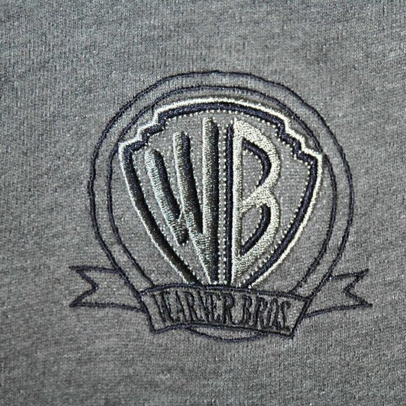 Warner Bros Studio Authentic Sweatpants  Gray Grey Men's Size L  Original - Picture 3 of 7